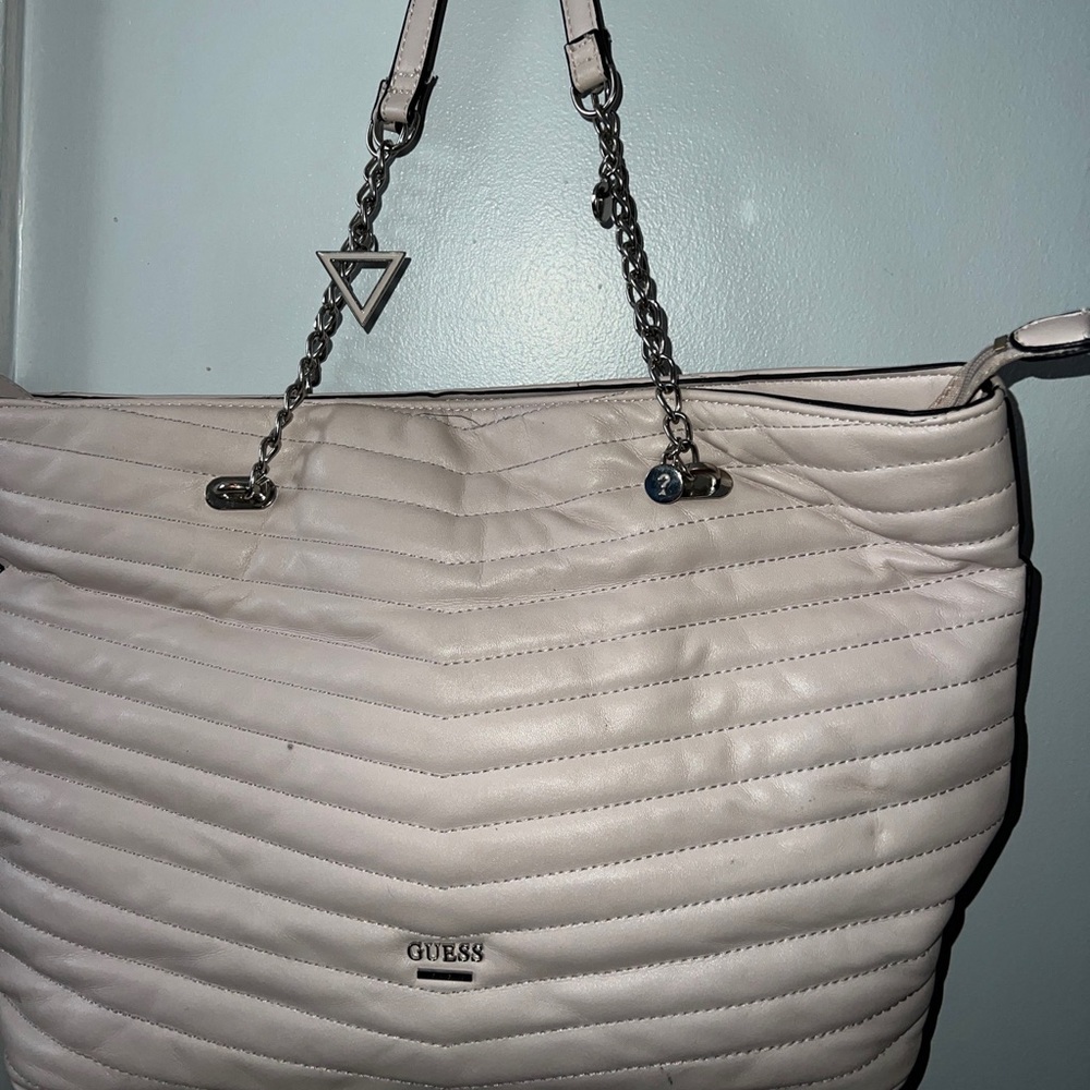 Guess pink shoulder bag